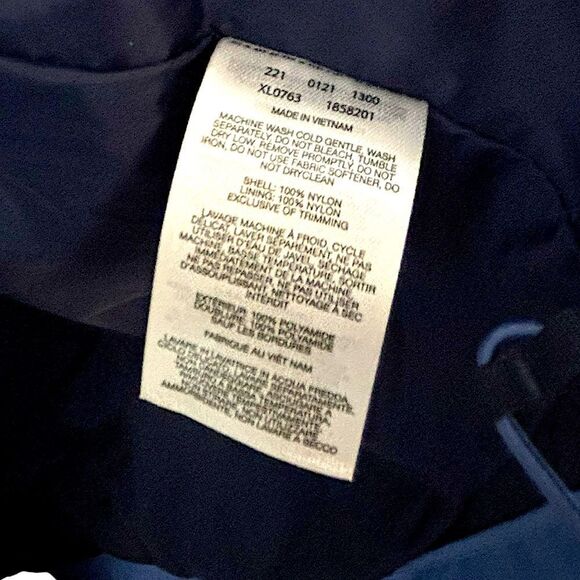 Columbia Blue Hooded Zip Rain Jacket XL NWOT 6 0470 - Picture 5 of 9